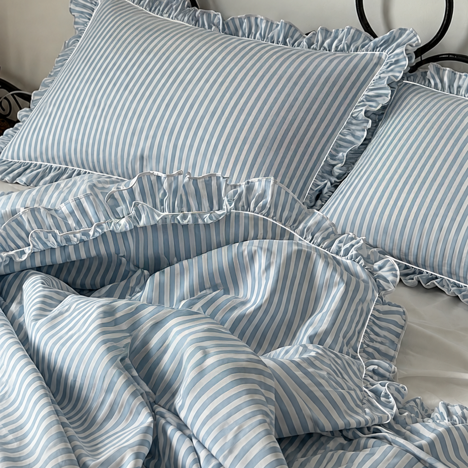 Coastal Blue Stripe Set