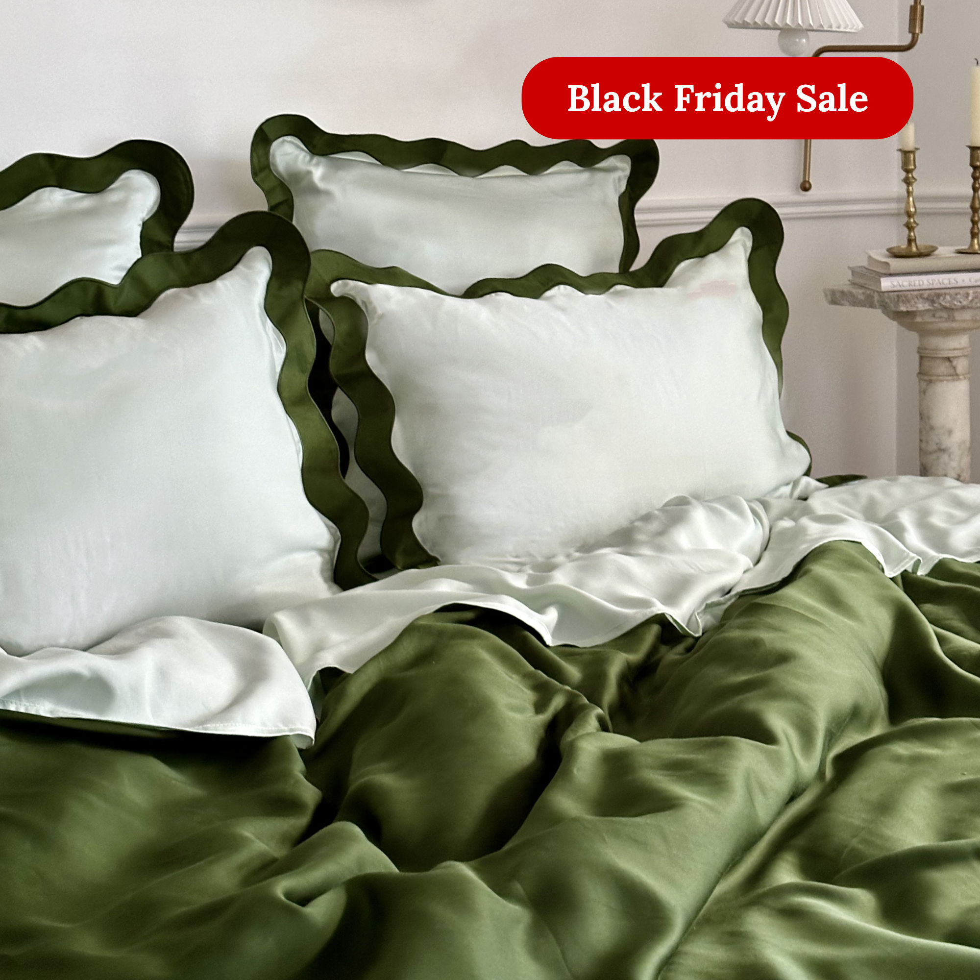 Eucalypso Scalloped Pillowcases (Set of 2)