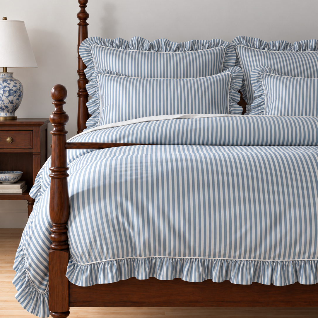 Coastal Blue Stripe Set