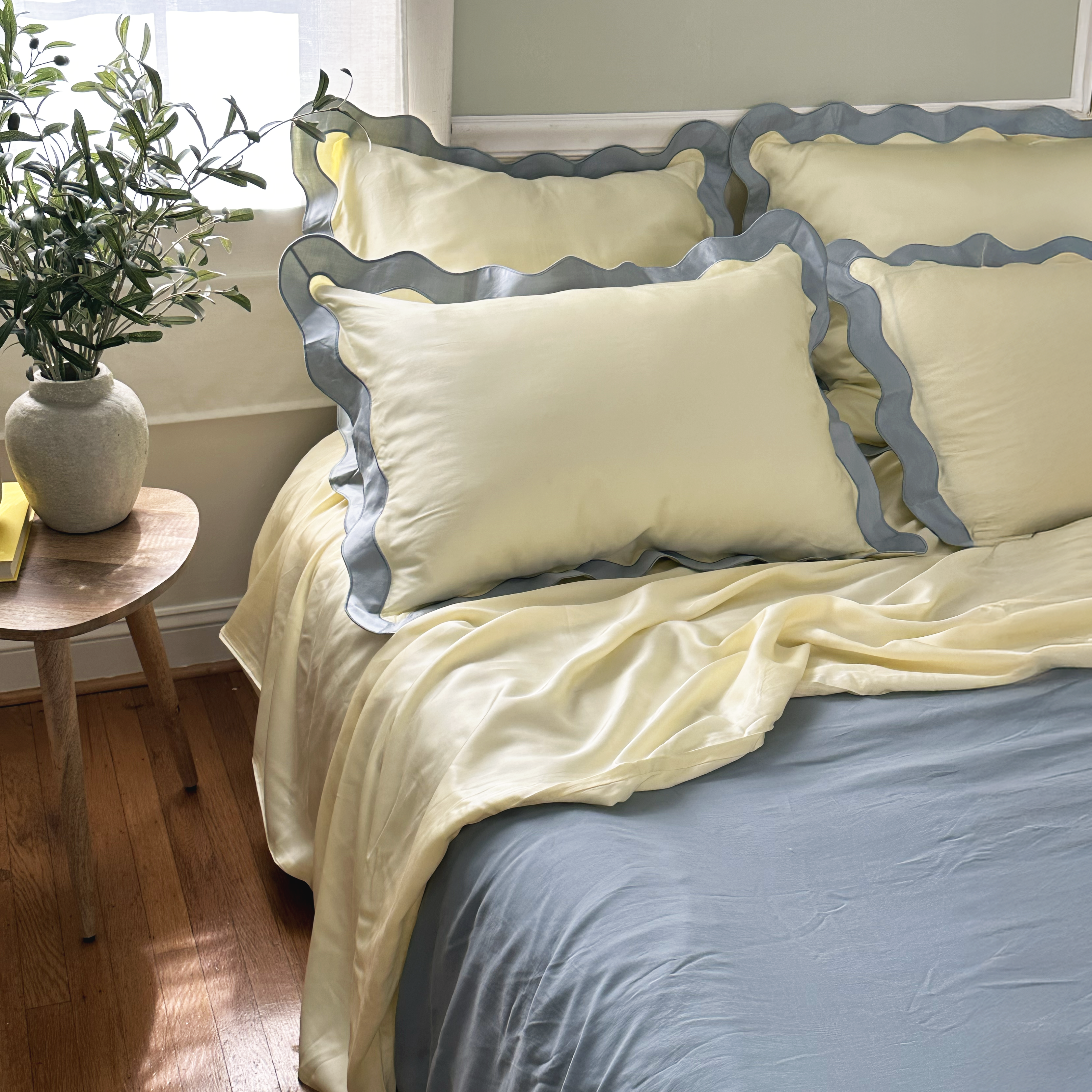Eucalypso Scalloped Pillowcases (Set of 2)