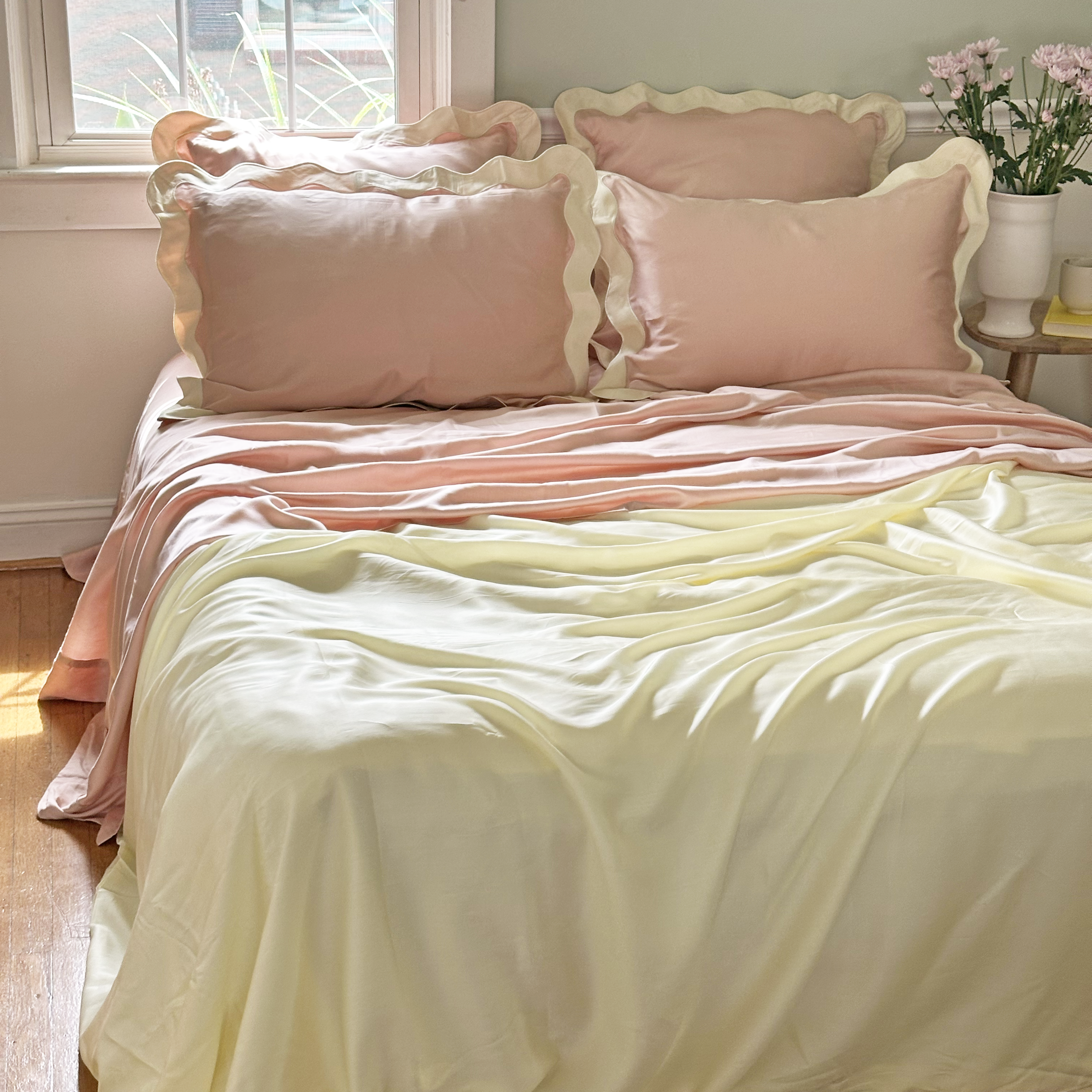 Eucalypso Scalloped Pillowcases (Set of 2)