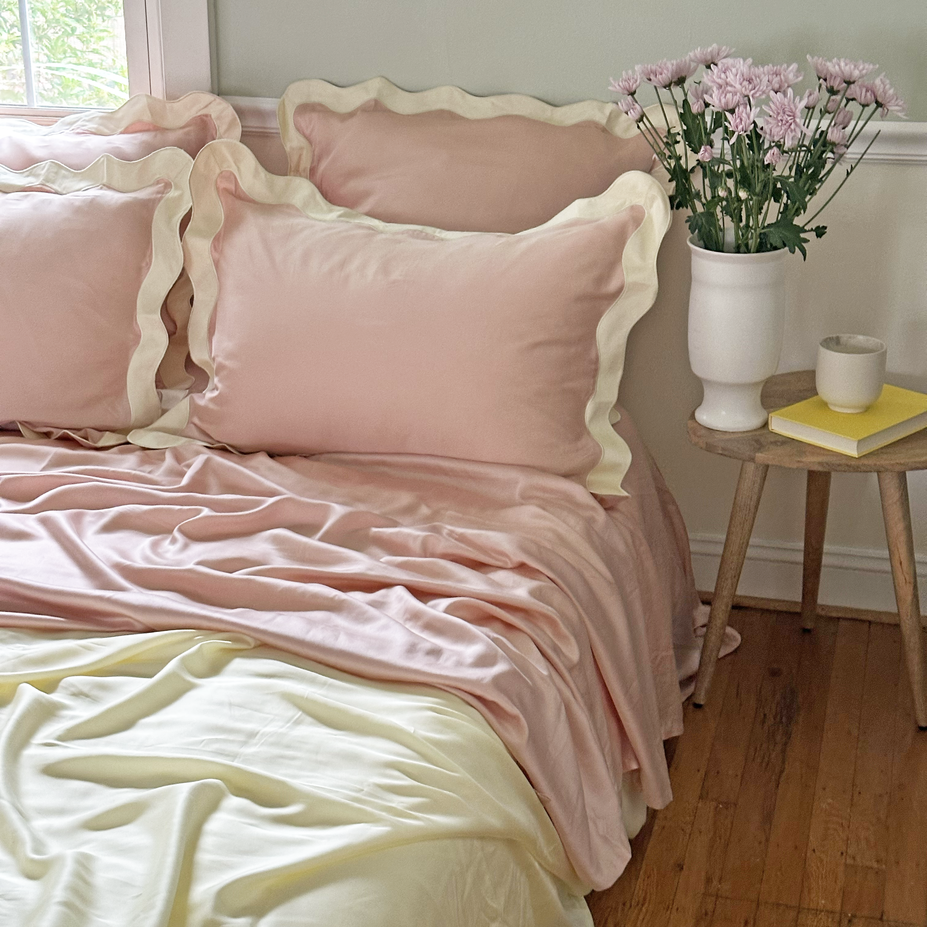 Eucalypso Scalloped Pillowcases (Set of 2)