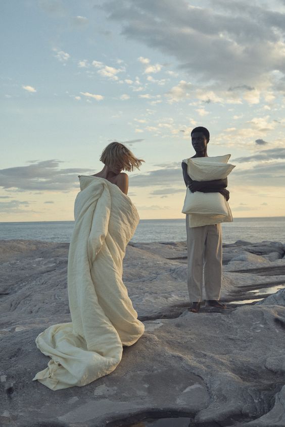 Natural eucalyptus bedding made from breathable, sustainable fibers designed for restorative sleep