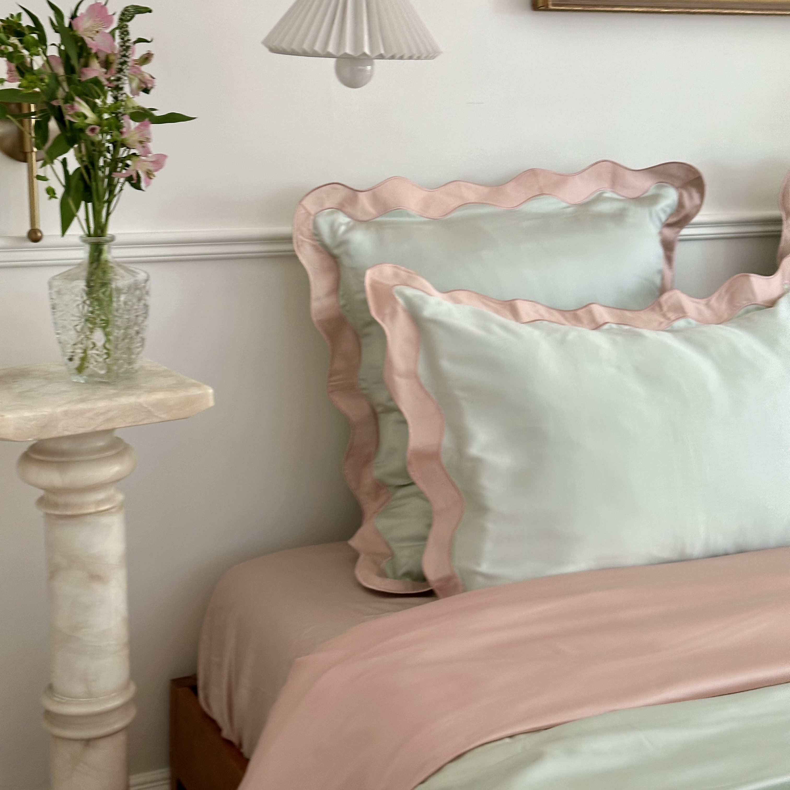 Eucalypso Scalloped Pillowcases