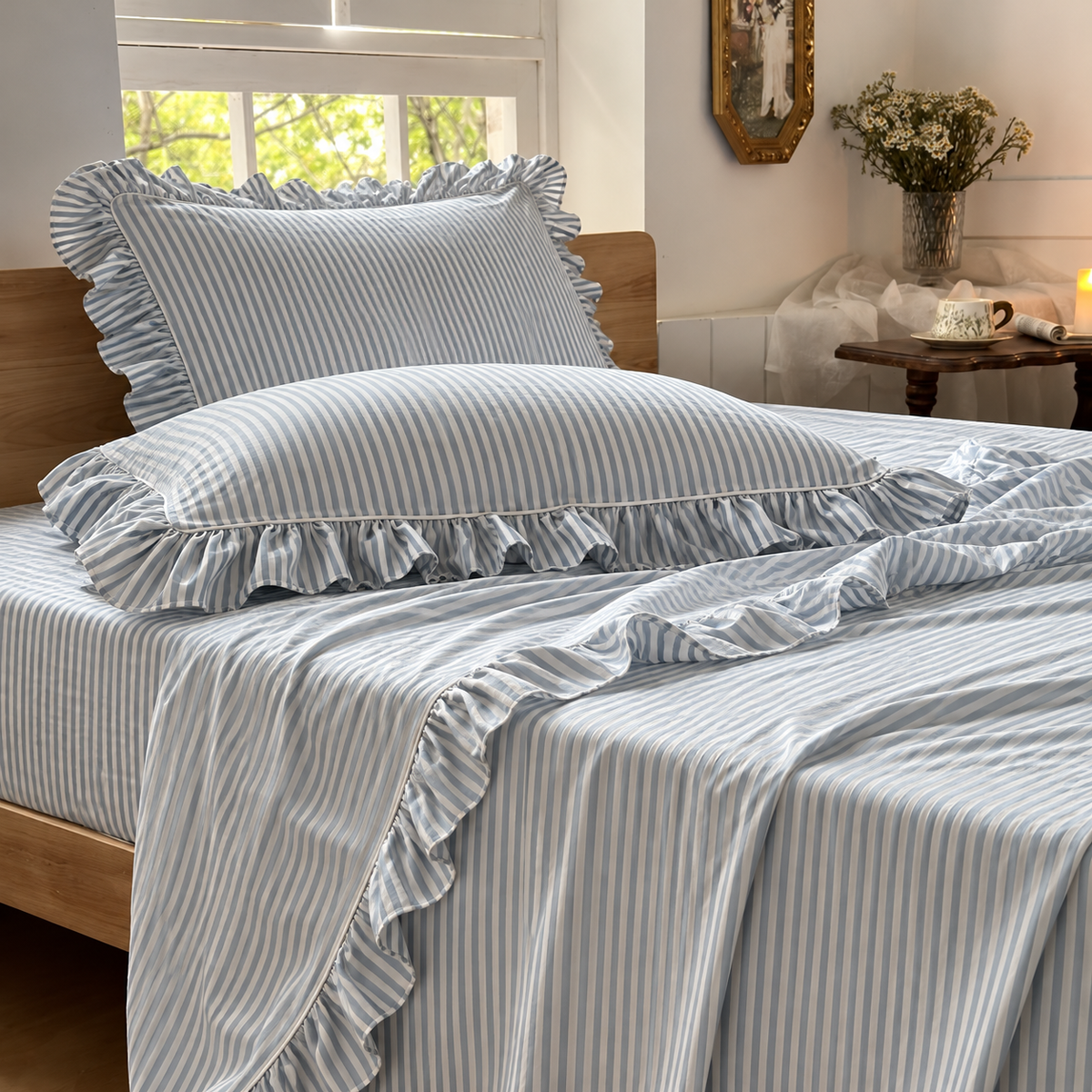 Coastal Blue Stripe Set